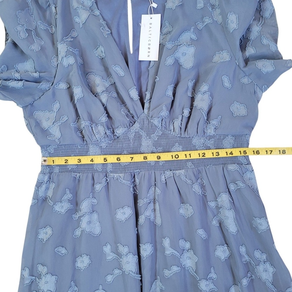 BALTIC BORN XL Blue June Smocked Midi Dress Women - Picture 10 of 15